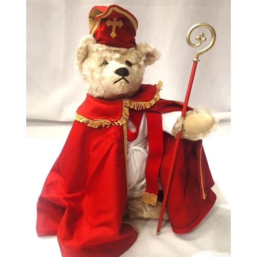 2099 - Steiff musical bear, St Nicholas, limited edition 508/1500, plays a Dutch St Nicholas tune, with cer... 