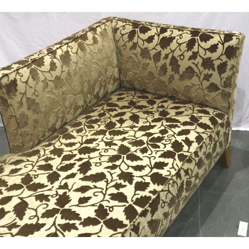 3149 - A contemporary upholstered chaise longue, H: 170 x 80 x 75 cm. Not available for in-house P&P, conta... 