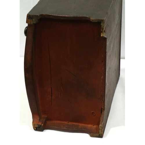 3171 - Victorian diminutive chest of three short drawers, 15 x 24 x 28 cm. P&P Group 3 (£25+VAT for the fir... 