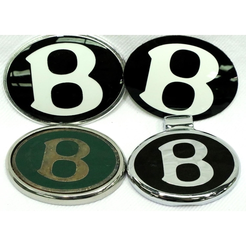 80 - Collection of mixed Bentley car badges. P&P Group 2 (£18+VAT for the first lot and £3+VAT for subseq... 