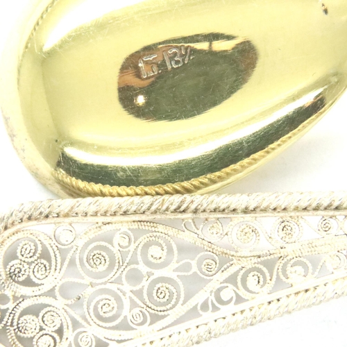 126 - Six silver and gilt spoons, combined 52g. P&P Group 1 (£14+VAT for the first lot and £1+VAT for subs... 