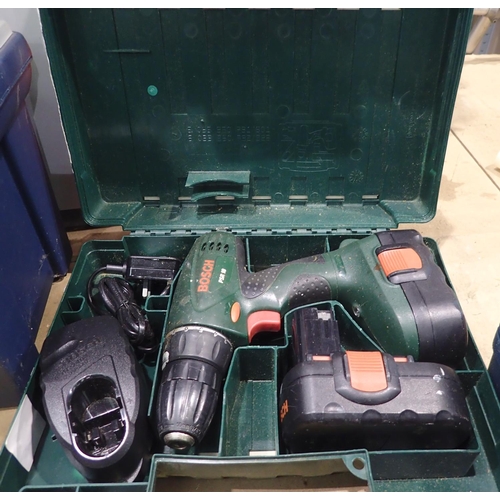 1767 - Bosch PSR 18 cordless drill. Not available for in-house P&P, contact Paul O'Hea at Mailboxes on 0192... 