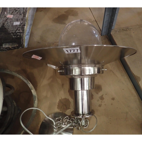 1777 - Exterior hanging lantern. Not available for in-house P&P, contact Paul O'Hea at Mailboxes on 01925