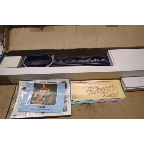 1784 - Boxed knitting Machine. Not available for in-house P&P, contact Paul O'Hea at Mailboxes on 01925 659... 