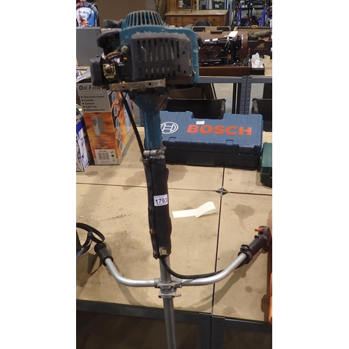 1793 - Makita RBC 350 petrol strimmer. Not available for in-house P&P, contact Paul O'Hea at Mailboxes on 0... 