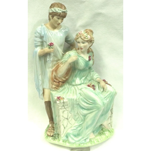 198 - A Wedgwood limited edition figurine modelled by Jenny Oliver, H: 32 cm. P&P Group 3 (£25+VAT for the... 