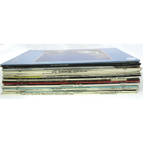 317 - Twenty mixed genre LP records to include Dire Straits, Simon and Garfunkel etc. P&P Group 2 (£18+VAT... 