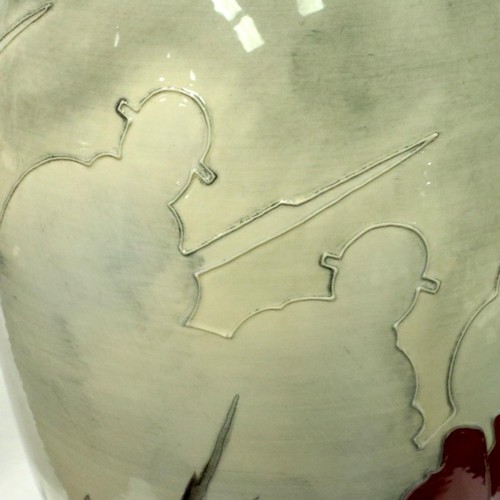 193 - Moorcroft Prestige vase trial piece by Kerry Goodwin, Lest We Forget, numbered edition 40, H: 46 cm.... 