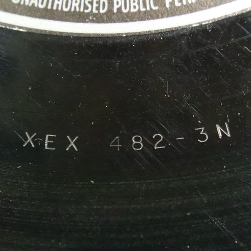 324 - The Beatles Hard Days Night, black and yellow label, XEX481-3N PMC 1230. Good used/played condition,... 