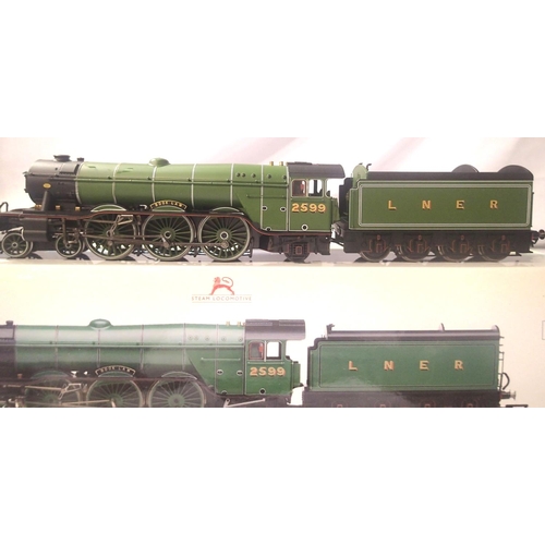 2098 - Hornby R3132 Book Law, LNER Green 2599. In very good condition, detail fitted, box with wear. P&P Gr... 