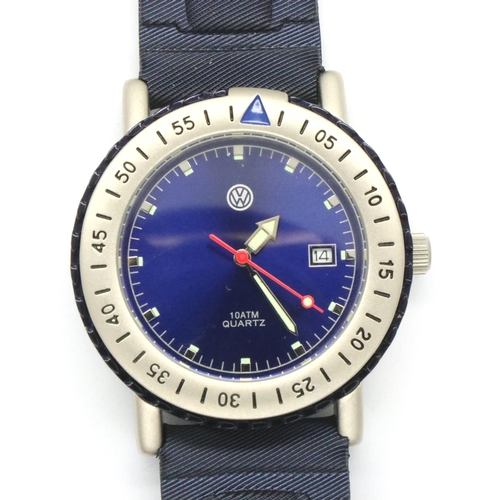 78 - VW: gents wristwatch, boxed, working at lotting. P&P Group 1 (£14+VAT for the first lot and £1+VAT f... 