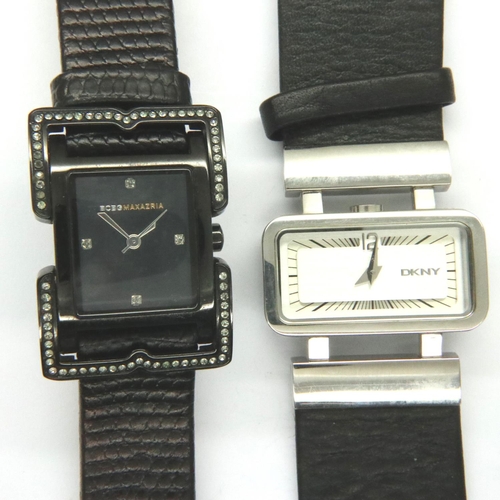 83 - Two ladies costume wristwatches to include DKNY. P&P Group 1 (£14+VAT for the first lot and £1+VAT f... 