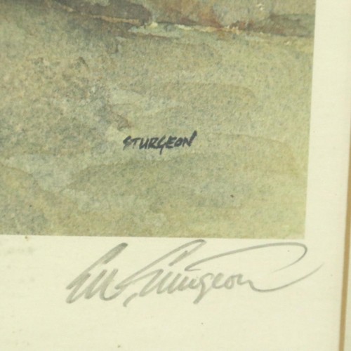 3063 - Eric Richard Sturgeon (1920-2001): limited edition signed print Winsford, Somerset 38/850, 63 x 49 c... 