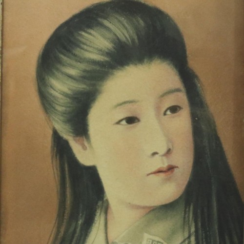 3064 - S Hodo (Japanese early 20th century): gouache on paper, Geisha, 47 x 19 cm. Not available for in-hou... 