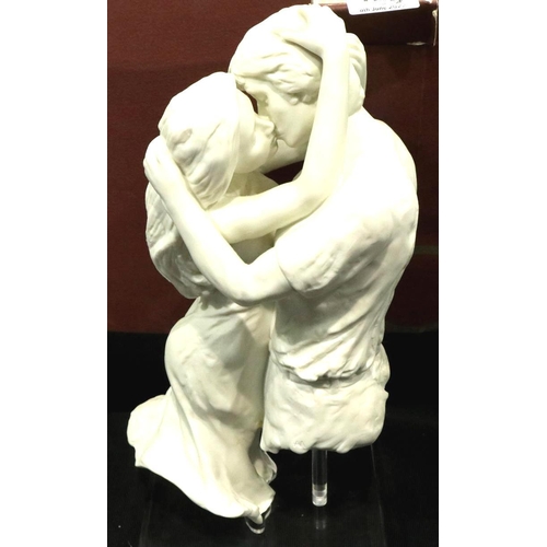 274 - Royal Doulton Art is Life sculpture kiss by Alan Maslankowski, boxed with certificate. No damage, cr... 