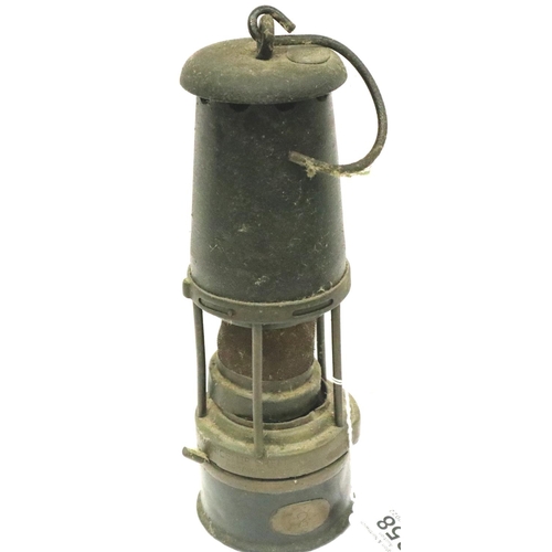 358 - The Wolf Safety lamp by Maurice Ltd Sheffield miners lamp. P&P Group 3 (£25+VAT for the first lot an... 