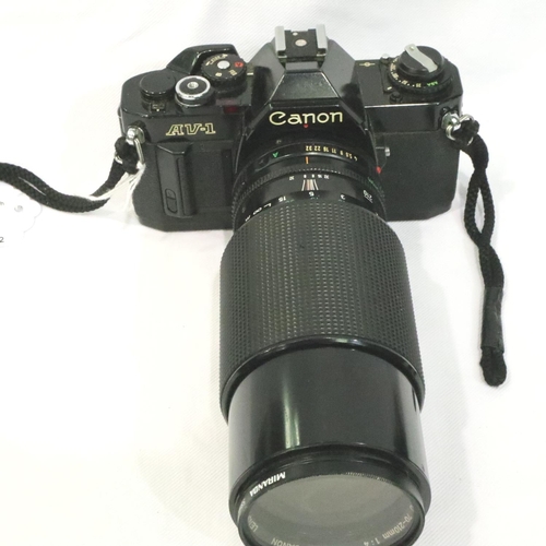 400 - Canon AVI with Canon Zoom lens and a Pentax KX with 50mm lens. P&P Group 2 (£18+VAT for the first lo... 