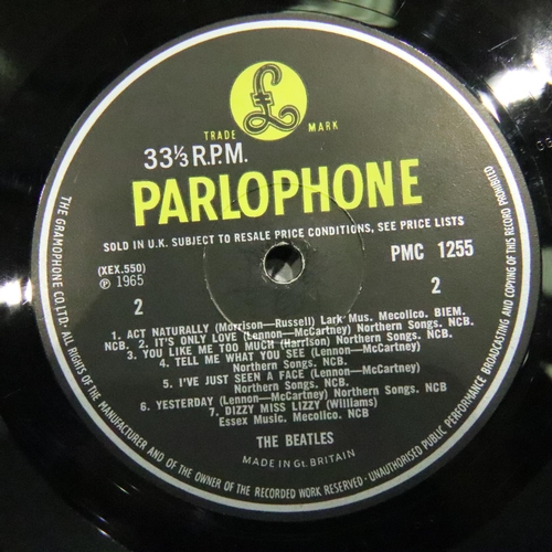 459 - The Beatles Help, black and yellow label, XEX549-2 PMC 1255. P&P Group 1 (£14+VAT for the first lot ... 