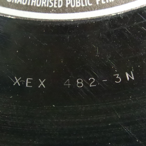 463 - The Beatles Hard Days Night, black and yellow label, XEX481-3N PMC 1230. Good used/played condition,... 