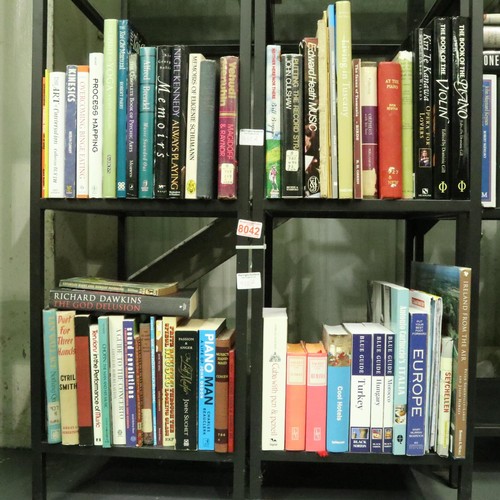 432A - Four shelves of mixed books. Not available for in-house P&P, contact Paul O'Hea at Mailboxes on 0192... 