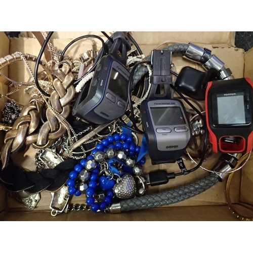 1094 - Quantity of mixed costume jewellery and watches. P&P Group 1 (£14+VAT for the first lot and £1+VAT f... 