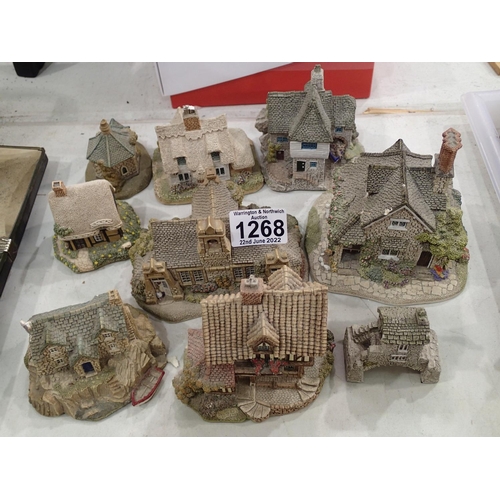 1268 - Mixed Lilliput Lane and other cottages (9). Not available for in-house P&P, contact Paul O'Hea at Ma... 