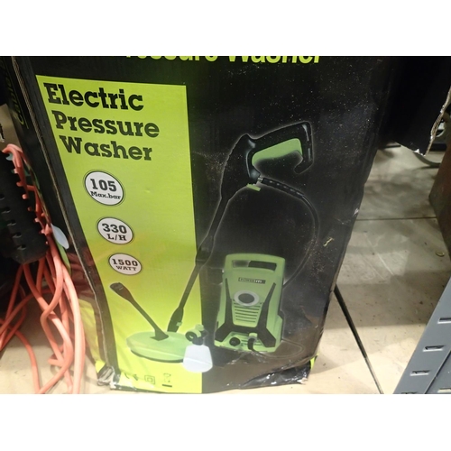 1811 - Power it 1500w pressure washer. Not available for in-house P&P, contact Paul O'Hea at Mailboxes on 0... 