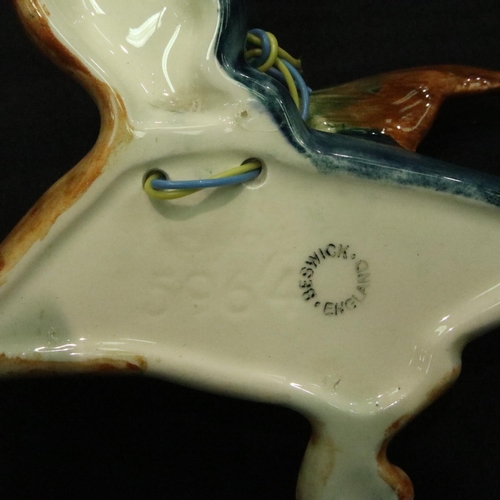 162 - Set of four Beswick flying ducks (5961, 5962, 5963, 5964), some damages. Wing re glued on number thr... 