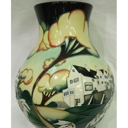 183 - Moorcroft large globular vase in the Windermere Daisy pattern limited edition 29/35, artist Nicola S... 