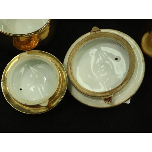 206 - Royal Worcester four piece tea set. P&P Group 2 (£18+VAT for the first lot and £3+VAT for subsequent... 