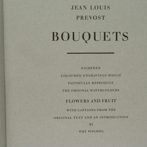 449 - Bouquets, The works or Jean Louis Prevost (1760-1810), published MacDonald London c.1960, with dust ... 