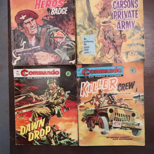 447A - Commando, Battle picture library and other similar comic books (53). P&P Group 1 (£14+VAT for the fi... 