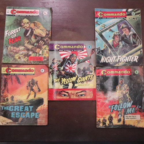 447A - Commando, Battle picture library and other similar comic books (53). P&P Group 1 (£14+VAT for the fi... 