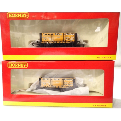 2113 - Two Hornby R6594 four plank wagon, Great Wheal Prosper, excellent condition, boxes with storage wear... 