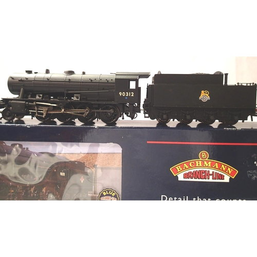 2121 - Bachmann 32-253 WD Austerity 2.8.0, Black Early Crest, 90312. Excellent condition, box with wear. P&... 