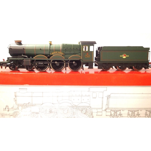 2125 - Hornby R2736 Castle Class locomotive, Bristol Castle 7013, Green Late Crest, excellent condition, bo... 