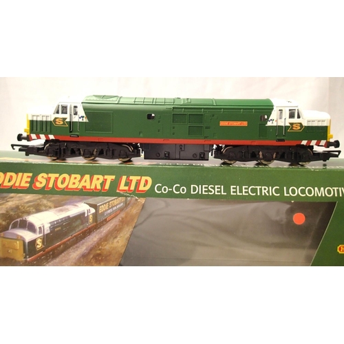 2136 - Hornby R2128 class 37 diesel, Eddie Stobart Ltd, limited edition 842/1000, excellent condition, box ... 