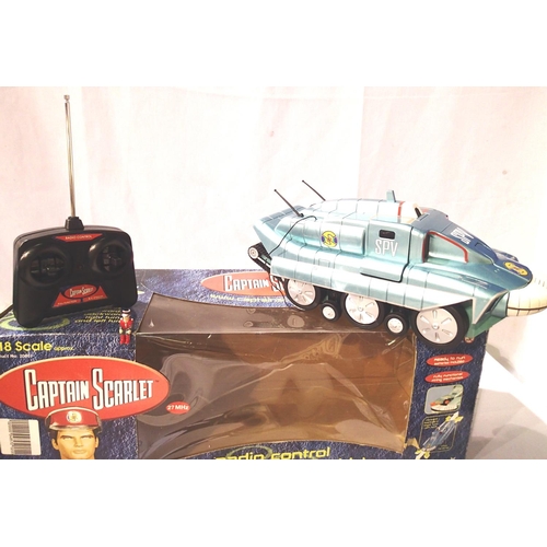 2170 - Carlton radio control Captain Scarlet Spectrum Pursuit vehicle, approximately 1/18 scale with instru... 