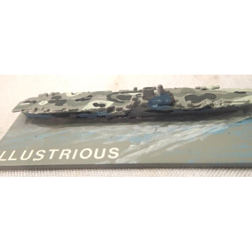 2217 - Eighty assorted Wargaming metal warships, includes aircraft carriers, submarines, destroyers etc. Al... 