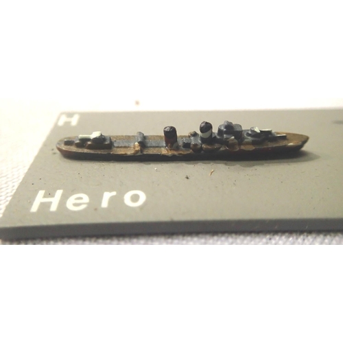 2221 - Eighty assorted Wargaming metal ships, warships, U boats, cruisers etc. All finished to an excellent... 