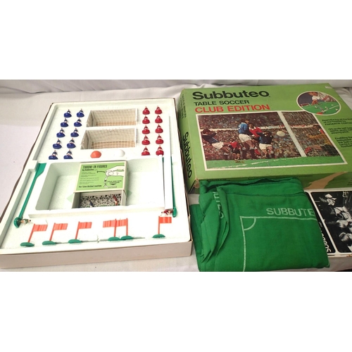 2226 - Subbuted club edition table football, in very good to excellent condition, plus two throw in players... 