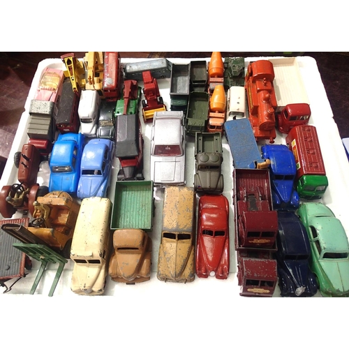 2236 - Approximately forty Dinky toys, Matchbox, playworn, some repainted. All suitable for refurbishment. ... 