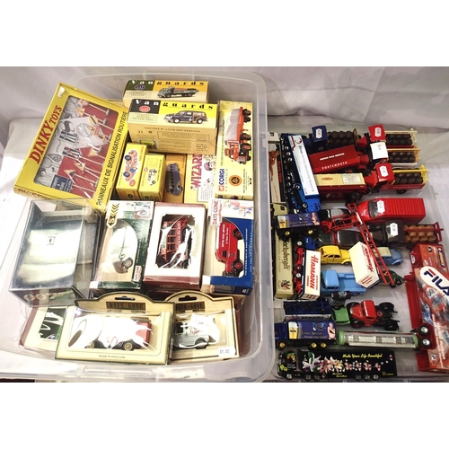 2240 - Fifty assorted Diecast vehicles, includes thirty boxed vanguards, Corgi, Atlas, Lledo etc. In mostly... 