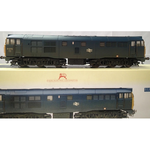 2284 - Hornby R2413, class 31 diesel 31270, blue/weathered, body/chassis damage, spares or repairs. P&P Gro... 