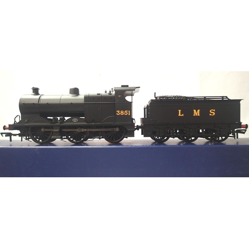 2300 - Bachmann 31-880, class 4F, LMS Black, 3851, detail fitted. In excellent condition, box has wear. P&P... 