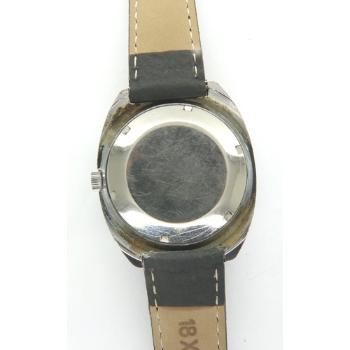 134 - Smiths: gents automatic wristwatch, working at lotting. P&P Group 1 (£14+VAT for the first lot and £... 