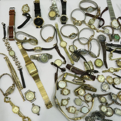 140 - Approximately 100 ladies wristwatches including Rotary and Seiko. P&P Group 1 (£14+VAT for the first... 