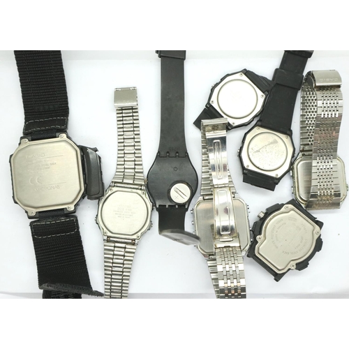 148 - Collection of mixed Casio digital wristwatches. P&P Group 1 (£14+VAT for the first lot and £1+VAT fo... 