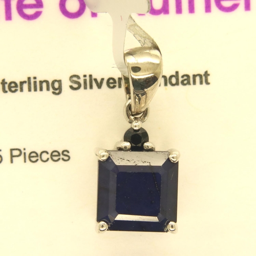 69 - Three 925 silver stone set pendants, with certificates. P&P Group 1 (£14+VAT for the first lot and £... 