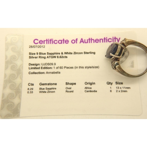 80 - Five stone set 925 silver rings, mixed sizes. P&P Group 1 (£14+VAT for the first lot and £1+VAT for ... 